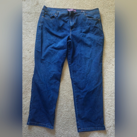 Gloria Vanderbilt Amanda Denim Jeans Women Plus Size 20W - Picture 1 of 5